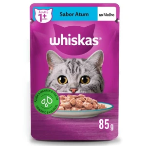 WHISKAS SACHÊ PARA GATOS ADULTOS SABOR ATUM 85g