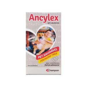 Vermifugo Ancylex Comprimidos para Cães Anti-Helmíntico