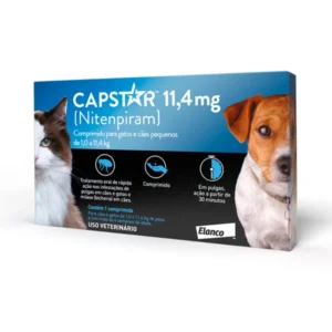Antipulgas Elanco Capstar 11mg para Cães e Gatos de até 11kg