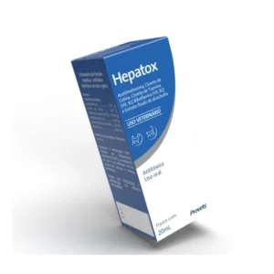 Hepatox Antitóxico Provets para Cães e Gatos 20ml