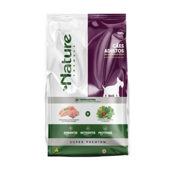 Nature Formula Adulto Raças Pequenas e Médias 15kg