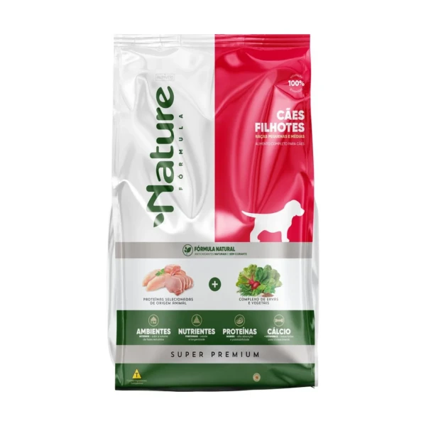 Nature Formula Filhote Raças Pequenas e Médias 15kg