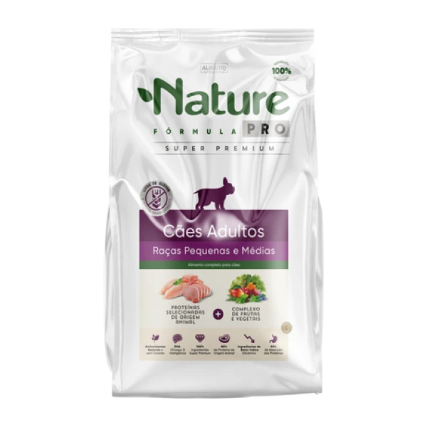 Nature Formula Pro Adulto Raças Pequenas e Médias 15kg