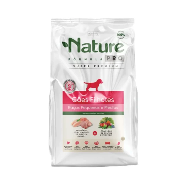 Nature Formula Pro Filhote Raças Pequenos e Médios 15kg