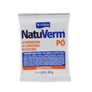 Natu Vermífugo Pó Sachê 20g Vetbras