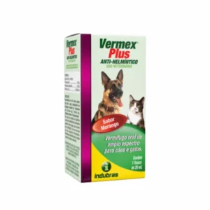 Vermex Plus Indubras Vermifugo Oral para Cães 20ml
