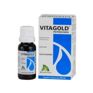 Vitagold Potenciado 20ml – J.A Saúde Animal
