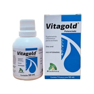 Vitagold Potenciado 50ml – J.A Saúde Animal