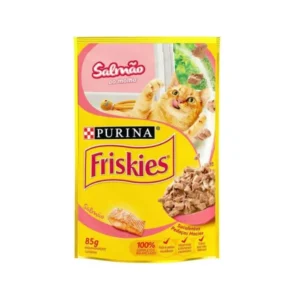 Sachê Friskies para Gatos Adultos Salmão ao Molho 85g