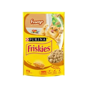 Sachê Friskies para Gatos Adultos Frango ao molho 85g