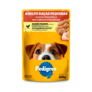 Sachê Pedigree Cães Adultos Raças Pequenas Frango 100g