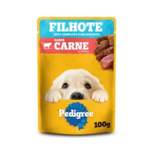 Sachê Pedigree Cães Filhotes Carne ao Molho 100 g