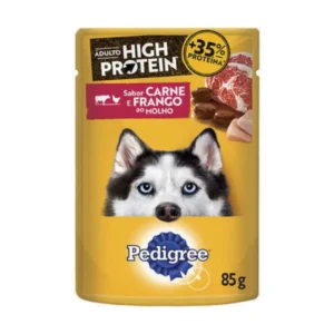 Sachê Pedigree High Protein Carne e Frango Adultos