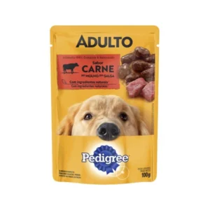 Sachê Pedigree para Cães Adultos Sabor Carne ao Molho 100g